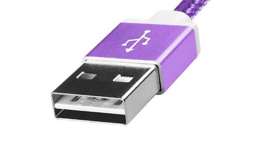 ADATA kabel USB type-A , charge and sync data on Android, fioletowy na Arena.pl