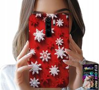 ETUI DO XIAOMI REDMI 9 - PŁATKI ŚNIEGU, ŚNIEG, GWIAZDKI, ŚWIĘTA