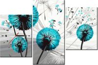 60CM 90 ZEGAR 3 ELEM DMUCHAWCE TURKUSACH ŚCIENNY