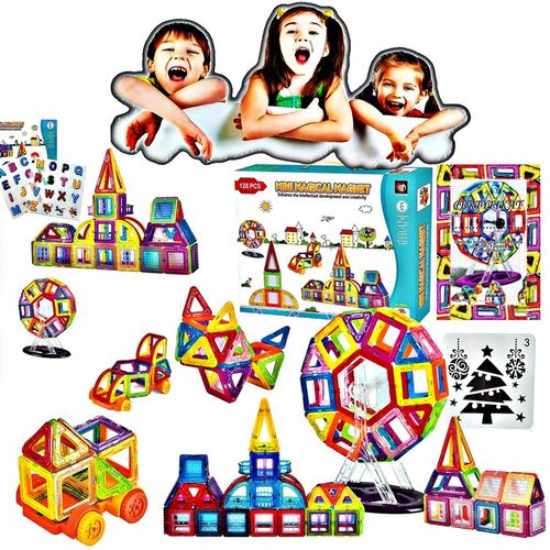 Klocki Magnetyczne – Buduj, Twórz I Odkrywaj Świat , Zostań Budowniczym! na Arena.pl