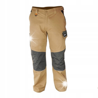 DEDRA SPODNIE OCHRONNE L/52 DŁUGIE BEŻOWE SLIM LINE 270G/M2 BH42SP-L