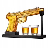 Zestaw Karafka Pistolet + 2 Kieliszki Prezent dla Mężczyzny Urodziny Święta