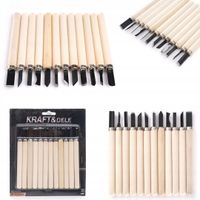 Kraft Dele KD11774 Dłuta rzeźbiarskie 12 szt.