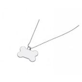 Wisiorek nieśmiertelnik kość na łańcuszku Sublimacja Termotransfer