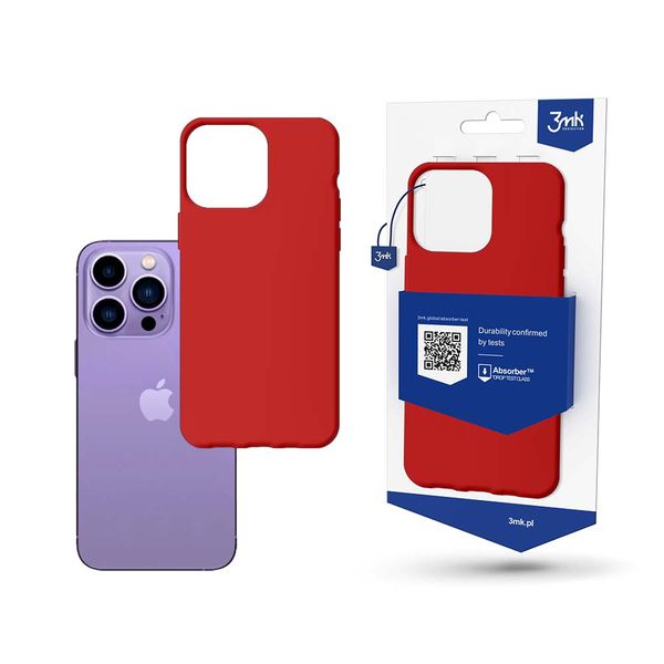 Apple iPhone 14 Pro - 3mk Matt Case strawberry zdjęcie 1