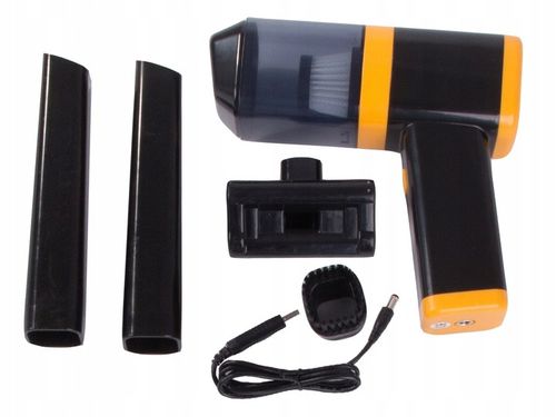 ODKURZACZ SAMOCHODOWY BEZPRZEWODOWY RĘCZNY 120W AKUMULATOROWY DO AUTA DOMU na Arena.pl