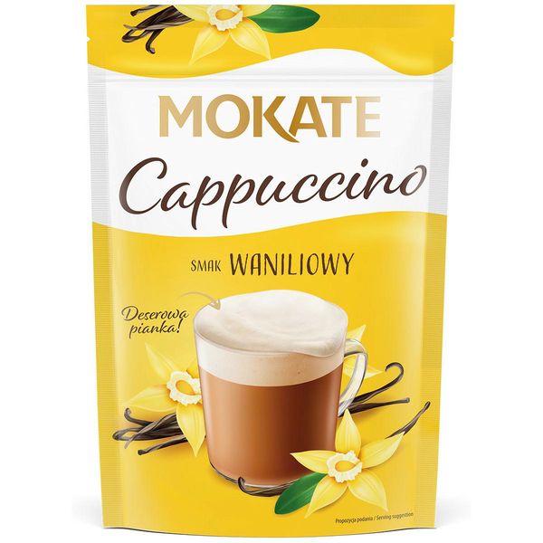 MOKATE CAPPUCINO 110G VANILIOWE zdjęcie 1