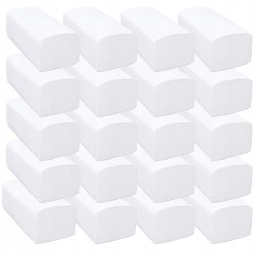 Ręczniki papierowe ZZ V białe celuloza 100% do podajnika 4000 sztuk na Arena.pl