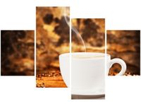 140CM 70 OBRAZ ZAPACH KAWY ŚCIENNY