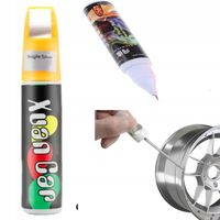 KOREKTOR NA RYSY pisak marker KREDKA DO USUWANIA RYS Z LAKIERU 2W1 SREBRNY