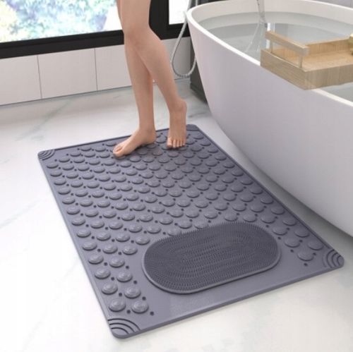 MATA ŁAZIENKOWA DYWANIK PRYSZNICOWA DO WANNY ANTYPOŚLIZGOWA 38x82cm na Arena.pl