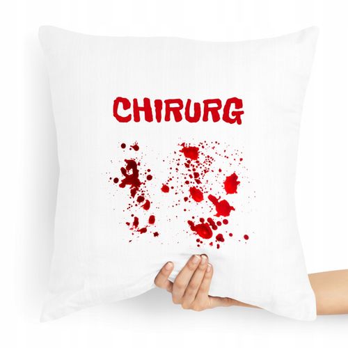 Poduszka Prezent Dla Doktora Lekarz Medyk Chirurg Z Nadrukiem Ze Zdjęciem na Arena.pl