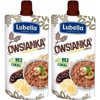 Lubella Mus Owsianka z bananami i kakao bez cukru 100g x 2 sztuk