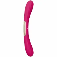 lelo boomerang podwojny wibrator cerise, silikon, wodoodporny usb