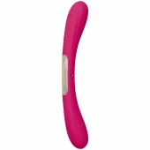lelo boomerang podwojny wibrator cerise, silikon, wodoodporny usb