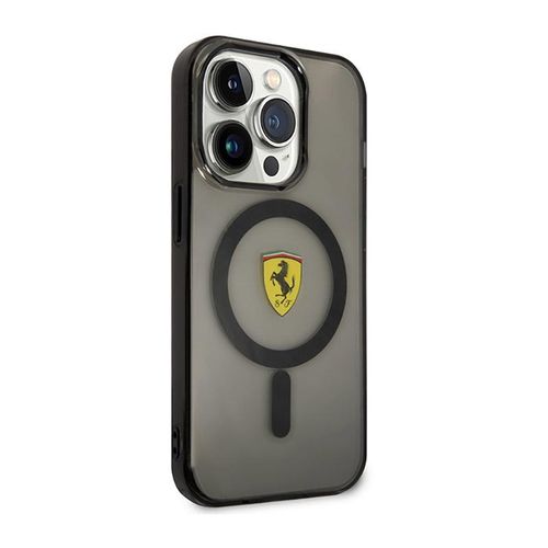 Ferrari Translucent MagSafe - Etui iPhone 14 Pro (Czarny) na Arena.pl