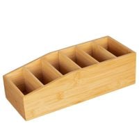 organizer bambusowy na przyprawy w torebkach 3807