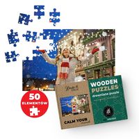 FOTO PUZZLE DREWNIANE z TWOJEGO ZDJĘCIA NA PREZENT 50 ele45x30 cm