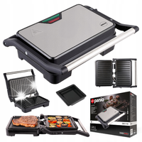 Grill elektryczny opiekacz do kanapek pannini rozkładany GK110 Eldom 1000W