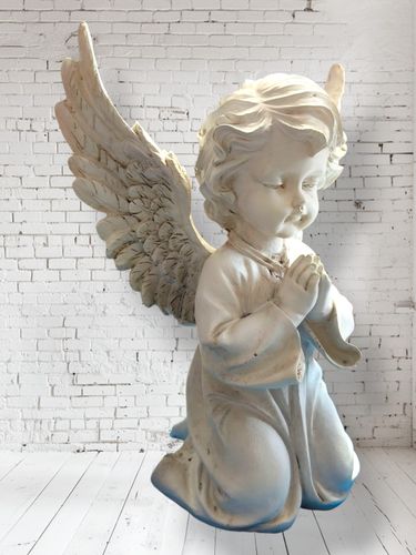 Anioł 27 Cm Figura Dekoracyjna Biały na Arena.pl