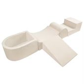 tor przeszkód dla dzieci Soft Ball - beżowy