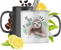 Kubek Magiczny Dla Olafa Czarny Matowy Z Nadrukiem Ze Zdjęciem 330Ml