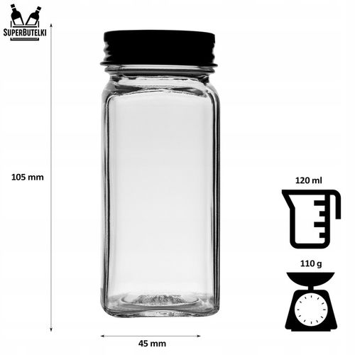 SZKLANE POJEMNIKI NA PRZYPRAWY 24x SŁOICZKI + 200 ETYKIET PRZYPRAWNIK na Arena.pl