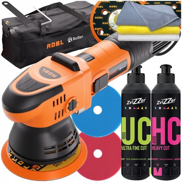 ADBL Roller D09125-02 Zestaw Maszyna Polerska Pasty Zvizzer Polerka Lakieru zdjęcie 1