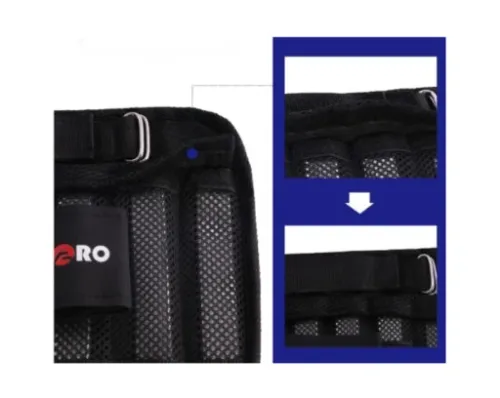 Regulowane obciążniki na nadgarstek, zdejmowane obciążniki, LEKARO, 2x 5kg na Arena.pl