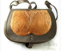 Torba myśliwska skórzana oliv - sierść sarny