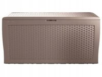 SKRZYNIA OGRODOWA KETER SAMOA RATTAN 270L CAPPUCCINO
