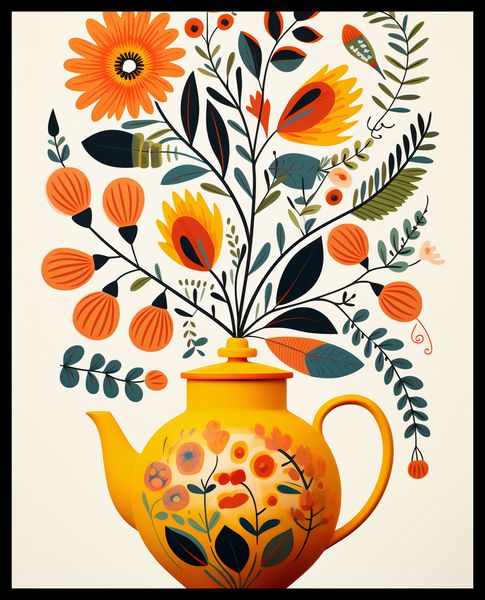 Plakat 40x50cm Bujna Herbata zdjęcie 2