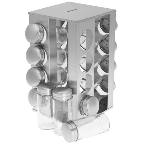 stojak na przyprawy 16 pojemników kinghoff kh-4007 na Arena.pl