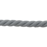 Sznur bawełniany BS 10 mm ( 1 mb ) Błękitno- Szary