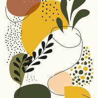 Plakat 30x30cm Botaniczne Impresje