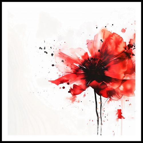 Plakat 100x100cm Płynna Akwarela na Arena.pl