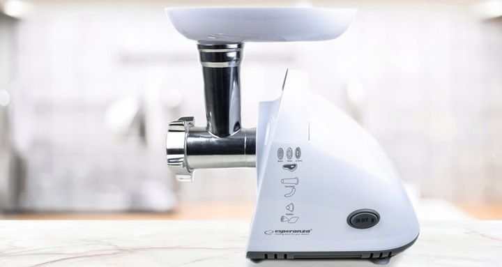 ELEKTRYCZNA MASZYNKA DO MIELENIA MIĘSA MOCNA 2000W 3 SITA DYSZA DO KIEŁBASY zdjęcie 5