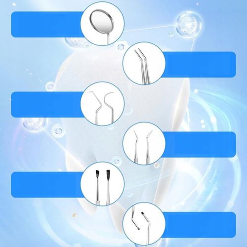 ZESTAW NARZĘDZI STOMATOLOGICZNYCH DENTYSTYCZNY LUSTERKO ZGŁĘBNIK 6szt na Arena.pl