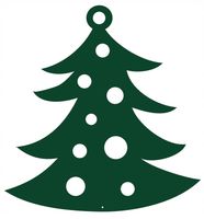 Ś20 Zawieszka świąteczna CHOINKA Boże Narodzenie ozdoba ażur ŚWIĘTA ZIMA