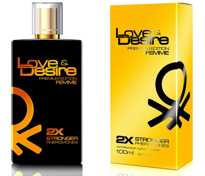 LOVE DESIRE PREMIUM GOLD DAMSKIE PERFUMY Z FEROMONAMI MOCNE FEROMONY 100ML zdjęcie 3