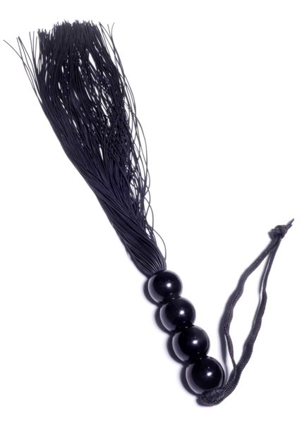 Silicone Whip Black 14"" - Fetish B - Series zdjęcie 2