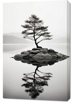 Obraz 60x90cm Samotne Drzewo