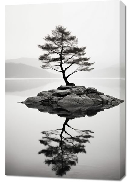 Obraz 60x90cm Samotne Drzewo zdjęcie 1