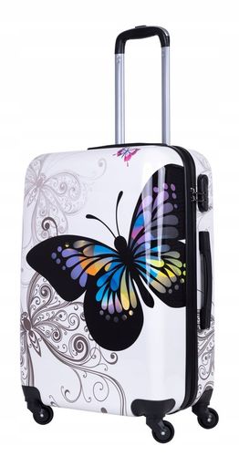 WALIZKA ŚREDNIA PODRÓŻNA KÓŁKA BAGIA 20 X WZÓR XL na Arena.pl