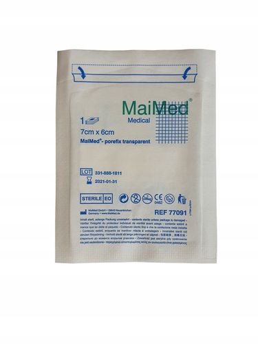 OPATRUNEK NA RANY JAŁOWY HYPOALERGICZNY Z WKŁADEM CHŁONNYM 7X6cm 50szt na Arena.pl