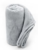 Koc Z Mikrofibry Pluszowy 160X200 - Jasnoszary