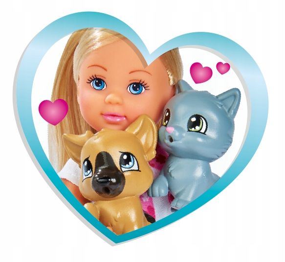 LALKA DOKTOR EVI AMBULANS KARETKA 2W1 KOTEK PIESEK zdjęcie 4