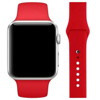 mercury pasek silicon apple watch 38/40/41 mm czerwony/red