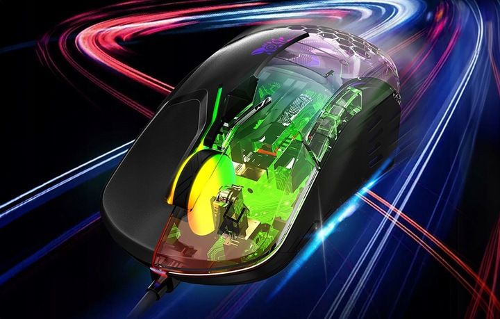 ONIKUMA CW902 PRZEWODOWA MYSZ KOMPUTEROWA GAMINGOWA PODŚWIETLENIE RGB 1,5M zdjęcie 6