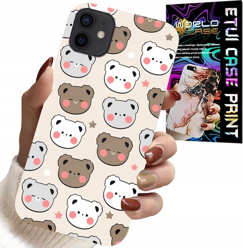 ETUI DO IPHONE 13 MINI - MIŚ MISIE WZORY DLA NAJMŁODSZYCH + SZKŁO na Arena.pl